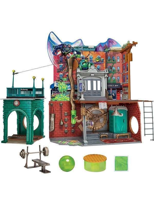 Playmates Toys Turtles Mayhem Leikkisetti Viemäripiilo