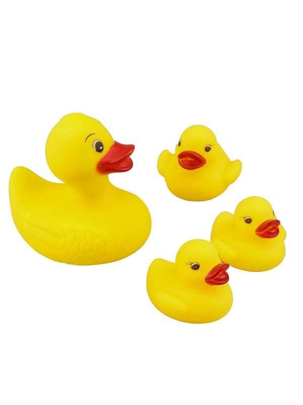Happy Baby Bathing Duck Family