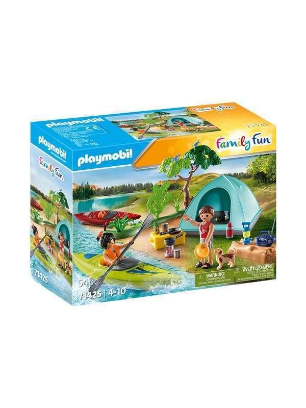 Playmobil Family Fun - Campsite with Campfire
