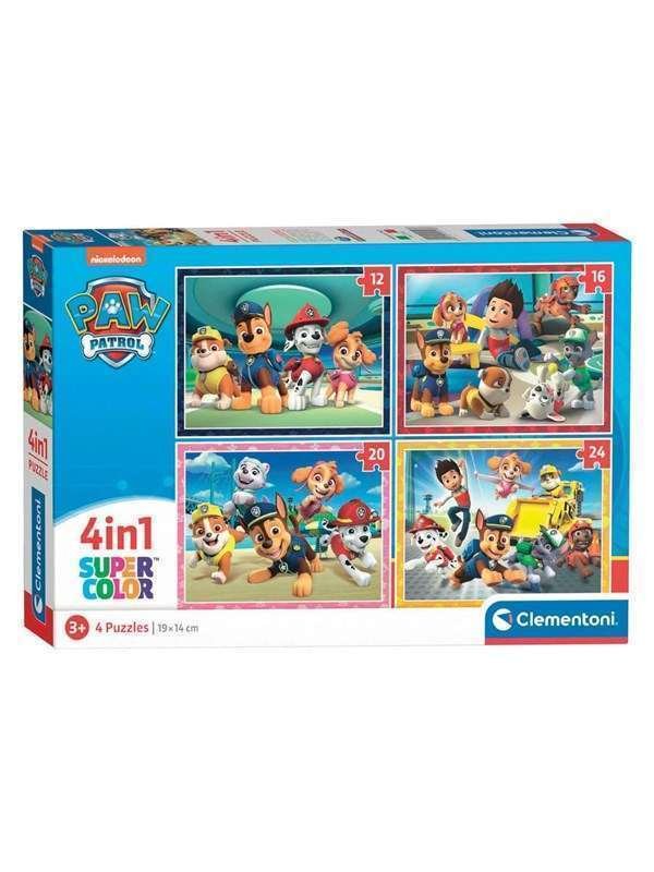 Clementoni Puzzles PAW Patrol 4in1 Lattia