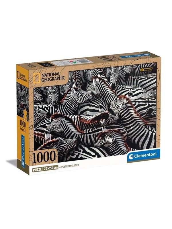Clementoni Jigsaw Puzzle National Geographics - Zebra 1000 pcs. Lattia