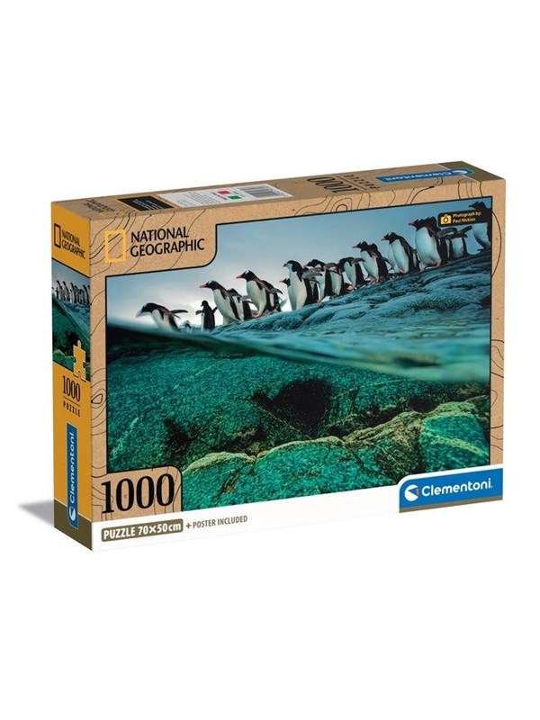 Clementoni Jigsaw Puzzle National Geographics - Penguin 1000pcs. Lattia