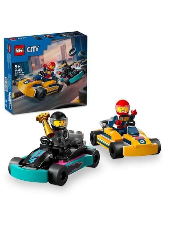LEGO City 60400 Go-Kart-autot ja kilpakuljettajat