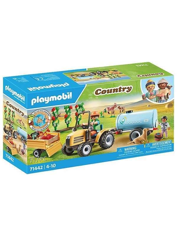 Playmobil Country - Tractor with trailer and water tank