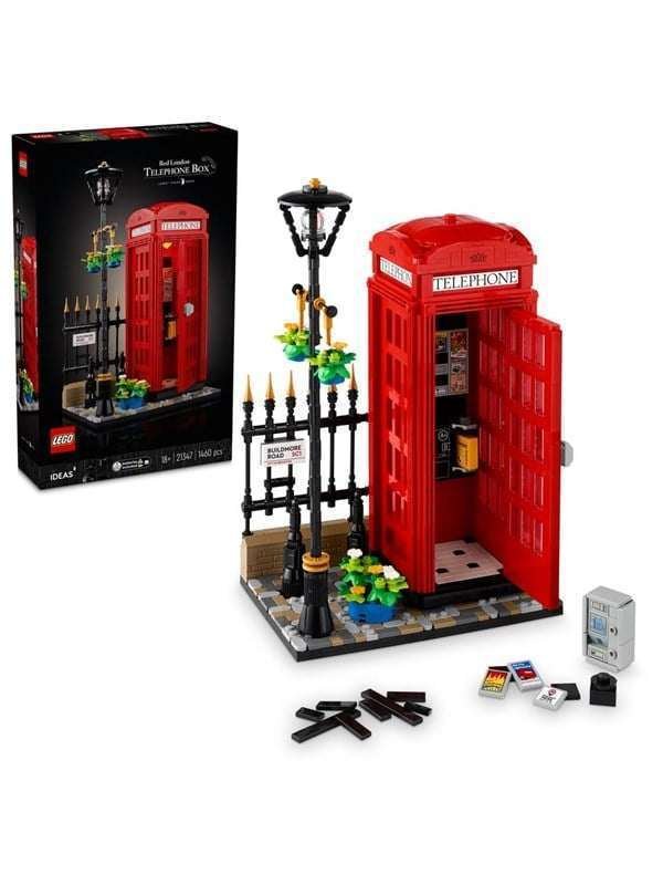 LEGO Ideas 21347 Lontoon punainen puhelinkoppi