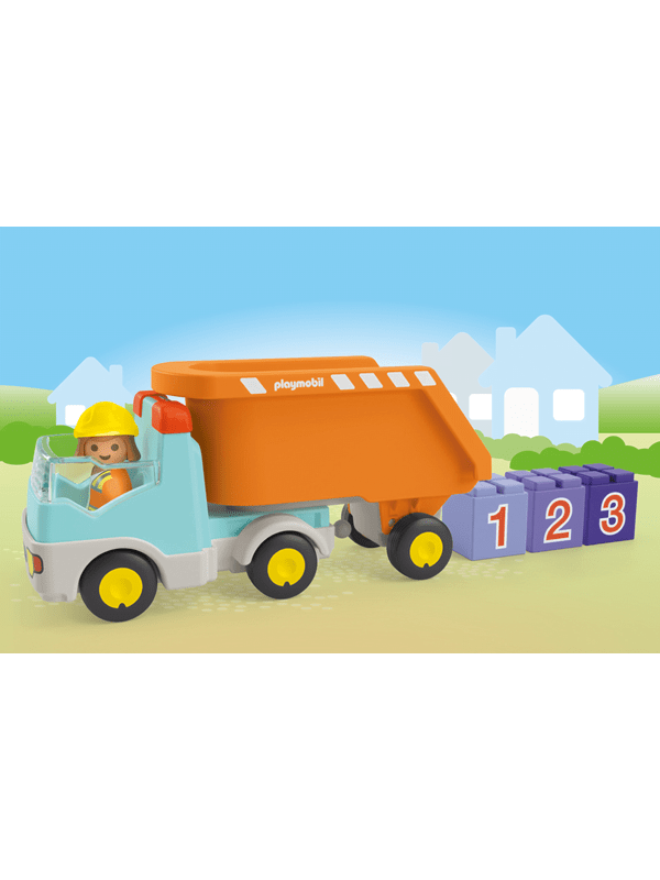 Playmobil 1.2.3 - Junior kippiauto
