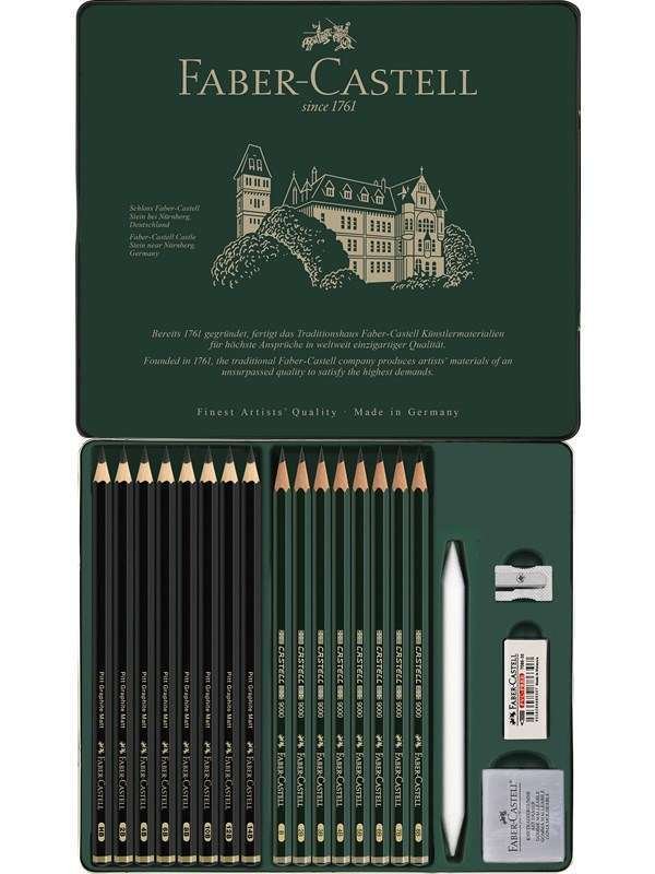 Faber-Castell Set Pitt Graphite Matt & Castell 9000