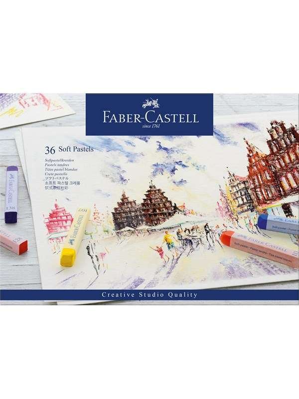 Faber-Castell Soft pastels cardboard box of 36
