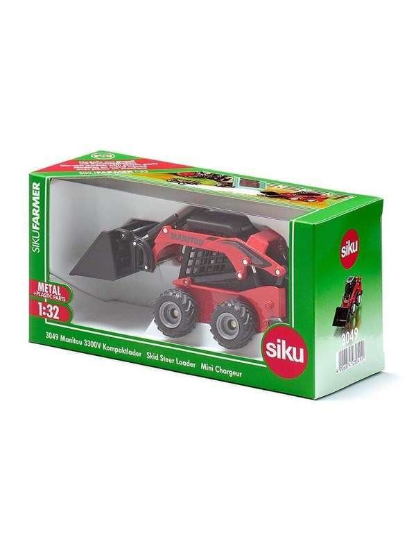 SIKU 1:32 Manitou 3300V Liukuohjattukuormaaja