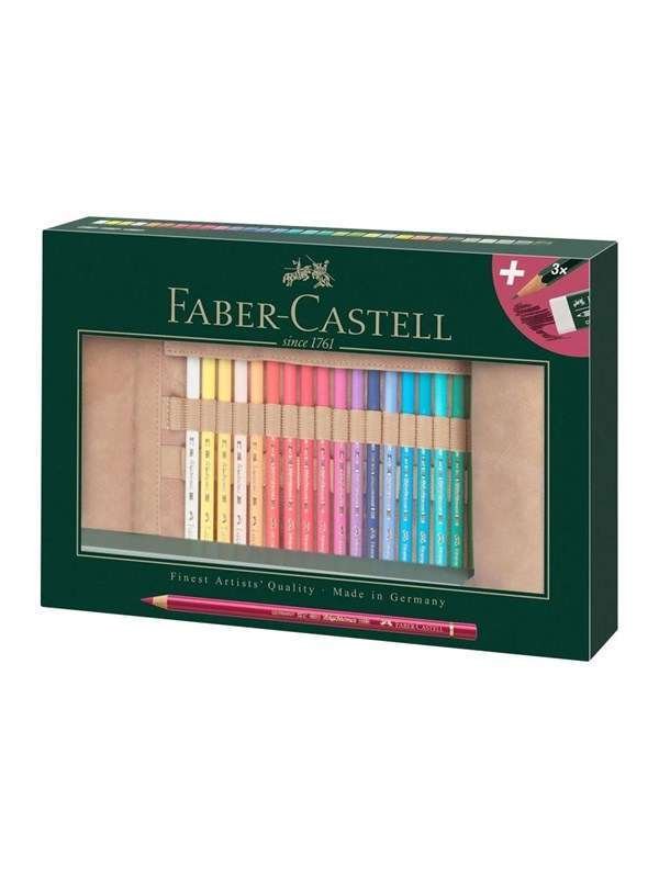 Faber-Castell - Polychromos Colour pencil 30 ct pen. roll (110030)