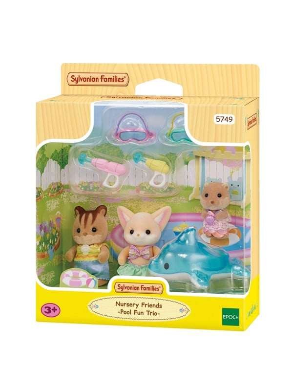 Sylvanian Families Kolmoset altaalla