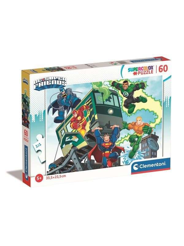 Clementoni Jigsaw Puzzle Super Color DC Comics 60 pcs. Lattia