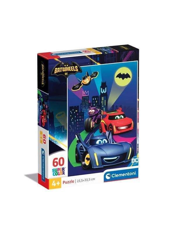 Clementoni Jigsaw Puzzle Super Color Batwheels 60 pcs. Lattia