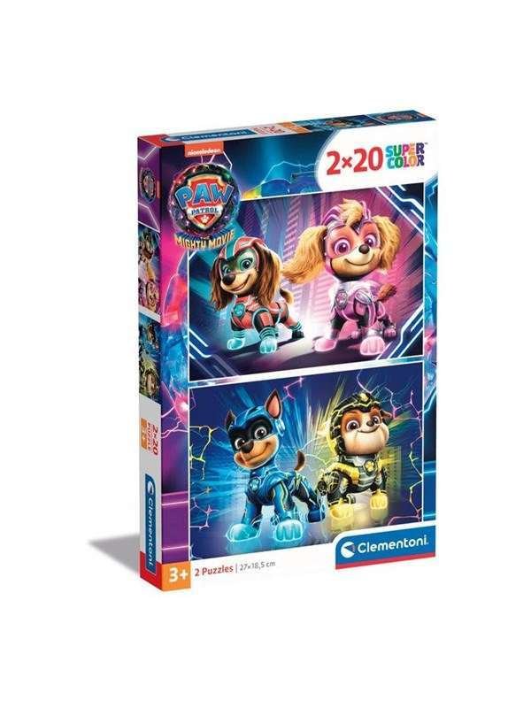 Clementoni Jigsaw Puzzle Super Color PAW Patrol 2x20 pcs. Lattia