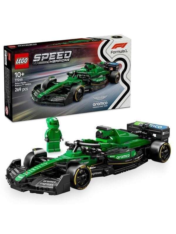LEGO Speed Champions 77245 Aston Martin Aramco F1® AMR24 ‑kilpa-auto