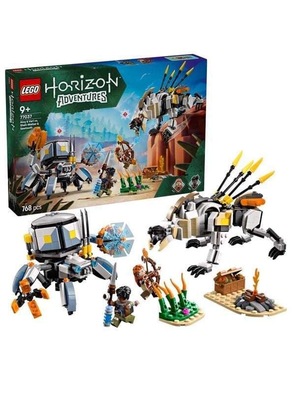 LEGO 77037 Aloy ja Varl vastaan Kilpikipittäjä ja Sahahammas