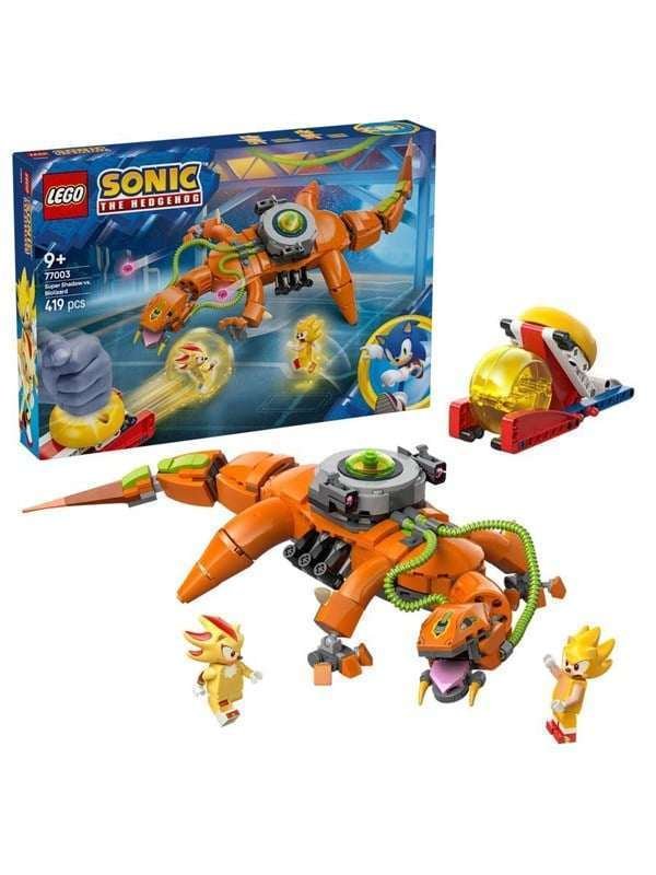 LEGO Sonic 77003 Super Shadow vastaan Biolizard