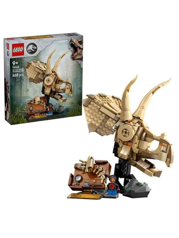 LEGO Jurassic World 76969 Dinosaurusfossiilit: Triceratopsin kallo