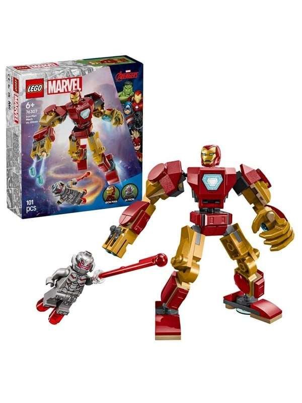 LEGO Super Heroes 76307 Iron Man ‑robotti vastaan Ultron