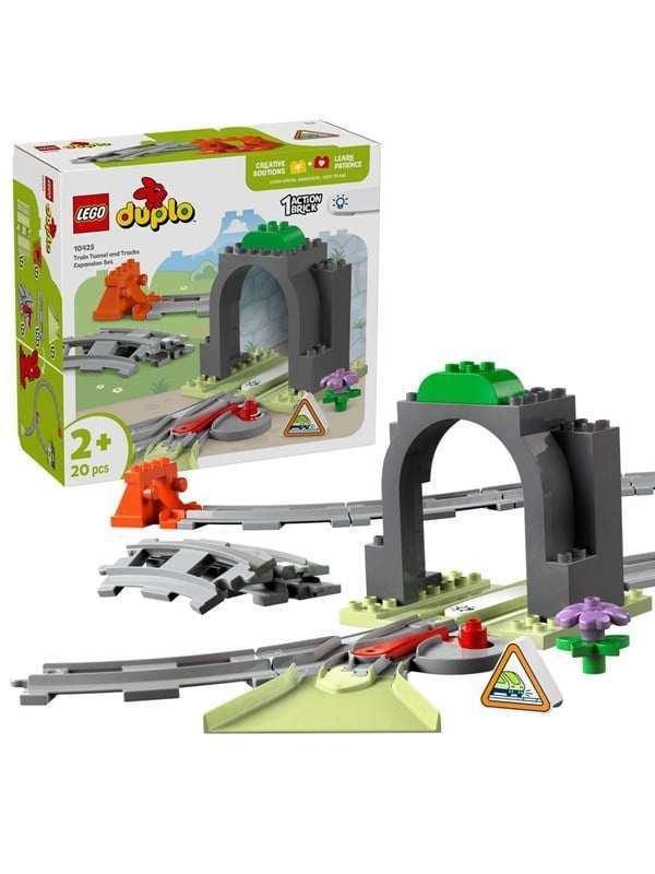 LEGO DUPLO 10425 Tunneli ja raiteet ‑laajennussarja