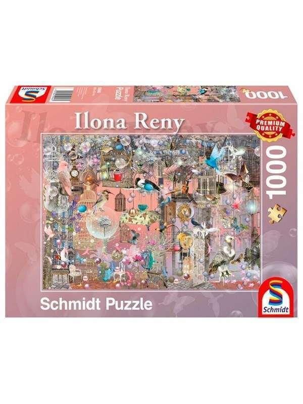 Schmidt Puzzle - Pink beauty (1000 pieces) Lattia