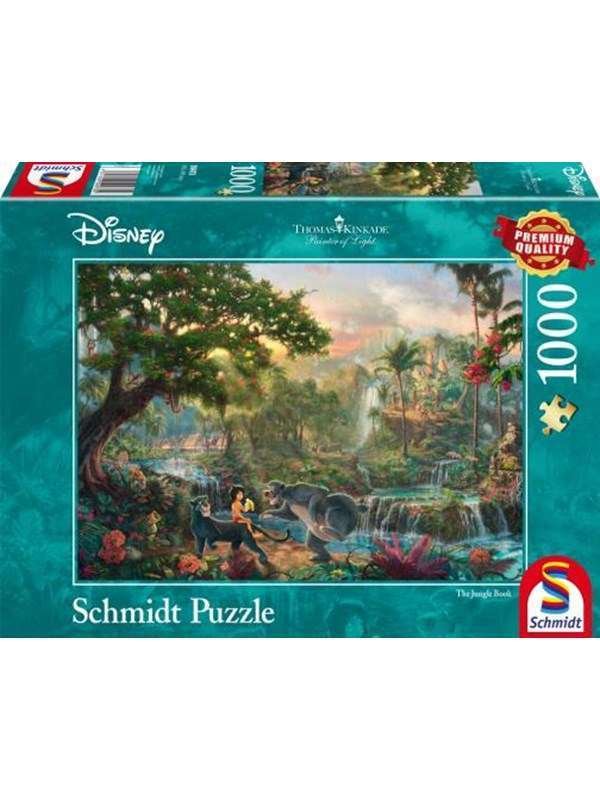Schmidt Puzzle - Thomas Kinkade: Disney - The Jungle Book (1000 pieces) Lattia
