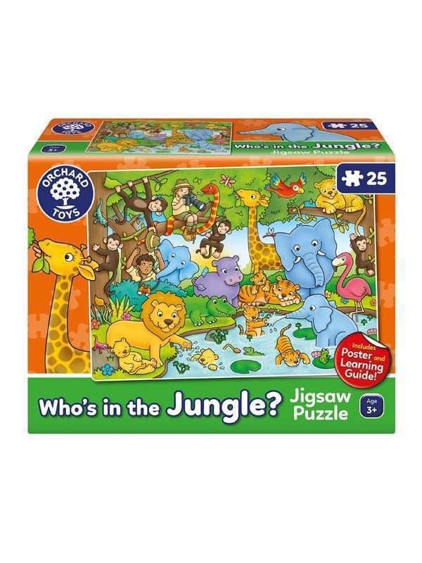 Orchard Who's In The Jungle - Puzzle 25 pcs Lattia