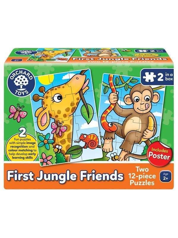 Orchard First Jungle Friends - Puzzle set Lattia