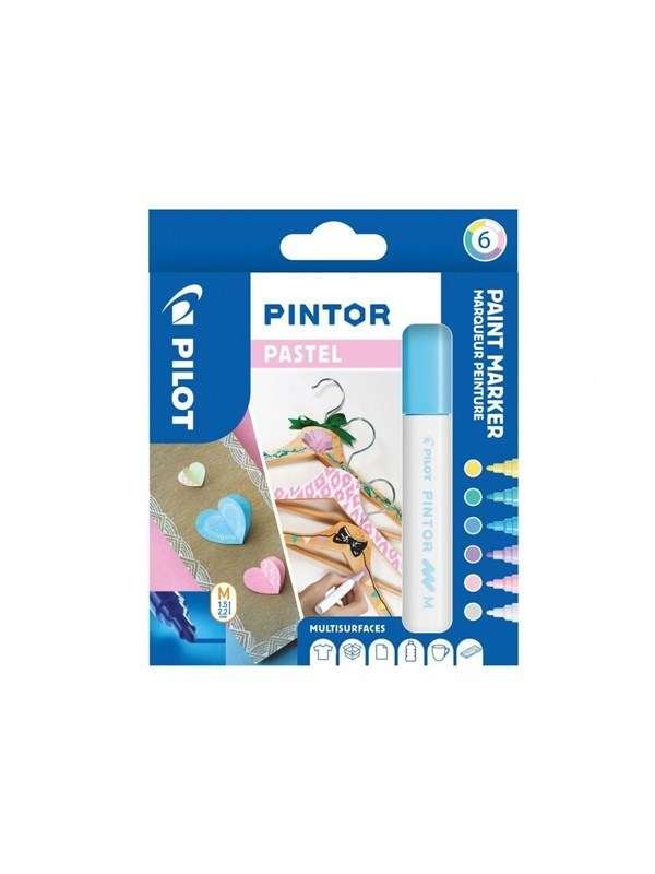 Pilot Pen Pintor Pastel Paint Marker 6 pcs