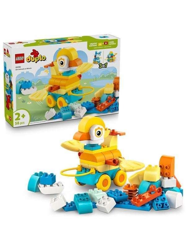 LEGO DUPLO 10448 Eläimiä pyörien päällä - 3 in 1 -setti