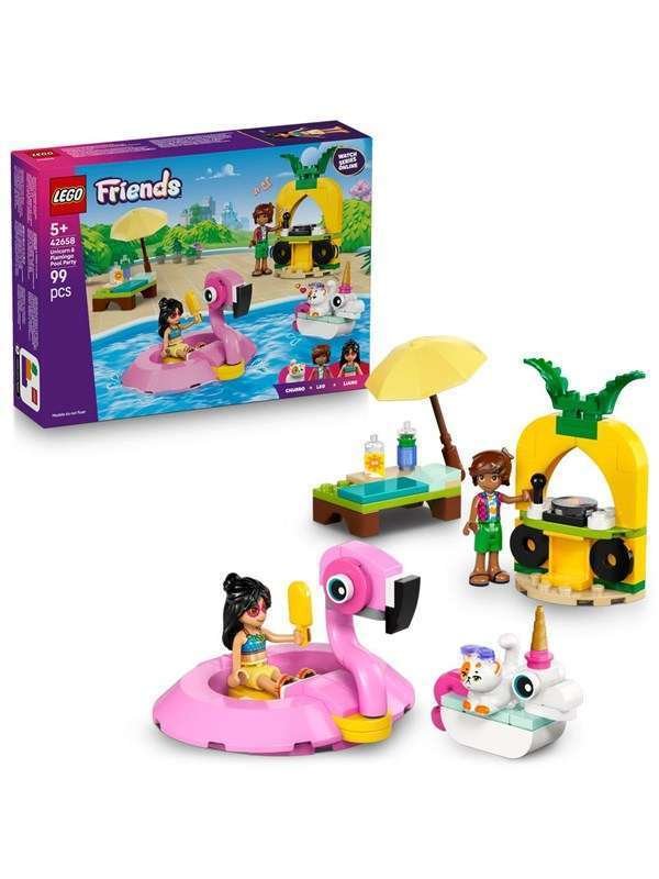 LEGO Friends 42658 Allasbileet - Yksisarvinen ja flamingo