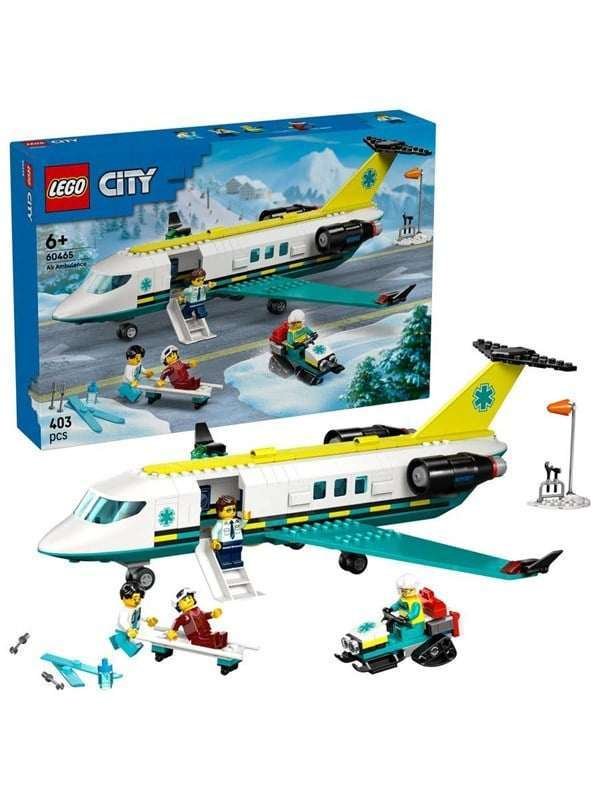 LEGO City 60465 Pelastuslaitoksen ambulanssilentokone