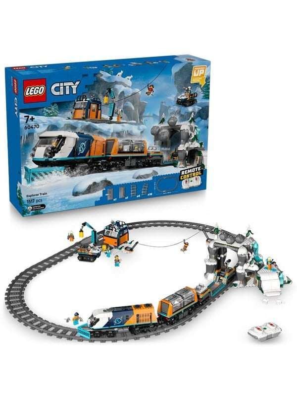 LEGO City 60470 Arktisten tutkimusretkeilijöiden pikajuna