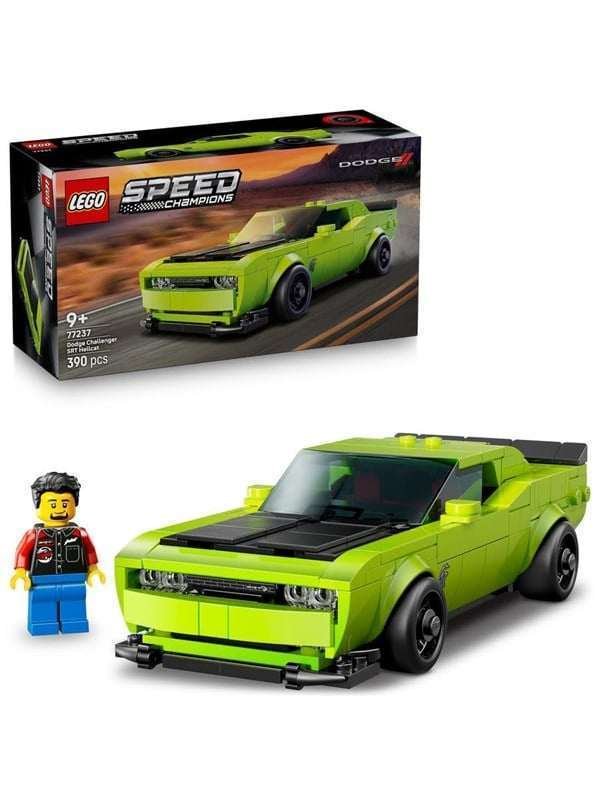 LEGO Speed Champions 77237 Dodge Challenger SRT Hellcat ‑urheiluauto