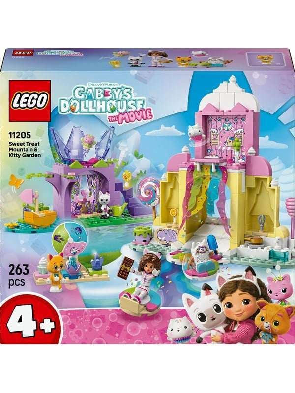 LEGO Gabby's Dollhouse 11205 Karamellivuori ja Kisupuutarha