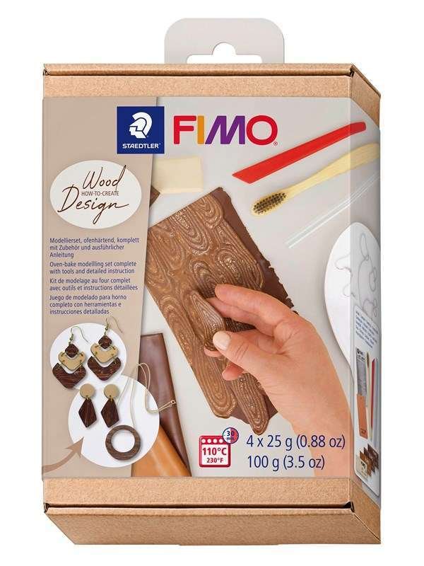 Staedtler Set Mod. clay FIMO soft Ht wood-eff