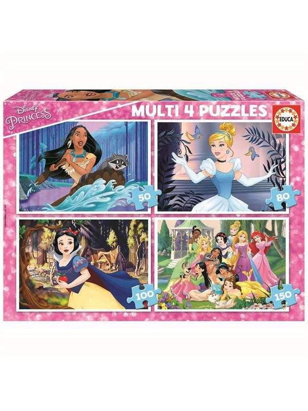 Educa 50-80-100-150 Disney Prinsessa