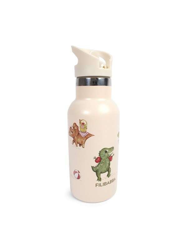 Filibabba Stainless steel water bottle - Dino Beach