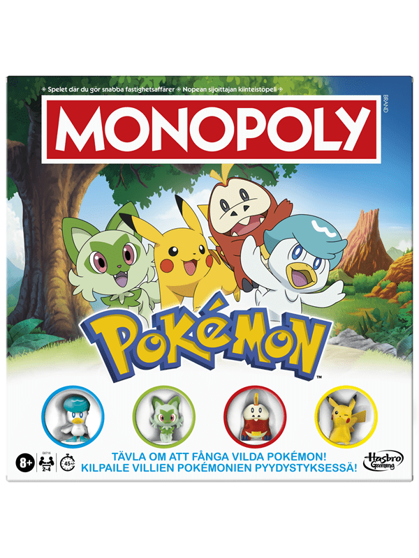 Hasbro Monopoly Pokémon Edition Board Game (SE/FI)