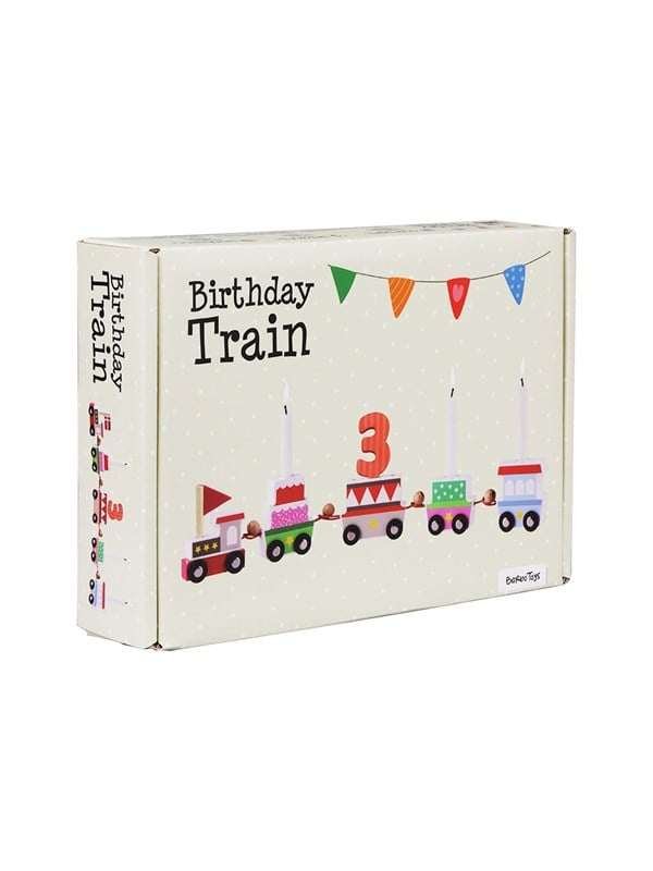 Barbo Toys Birthday Train with Scandinavian Flags