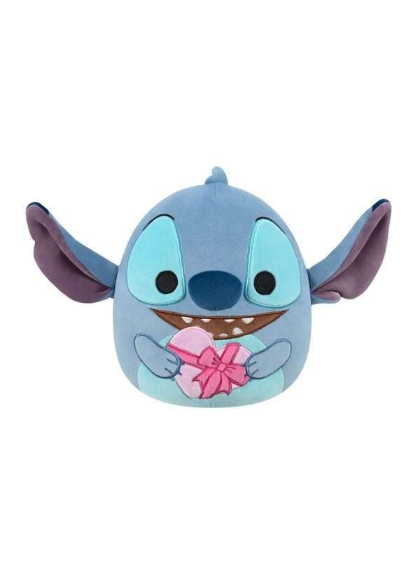 Squishmallows 20 cm Disney Stitch sydämen kanssa