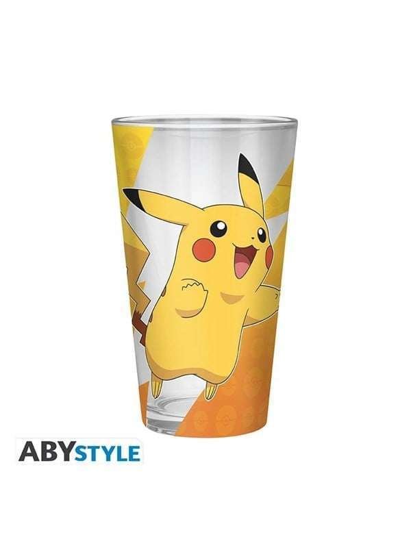 ABYstyle - POKEMON Large Glass Premium Pikachu foil - Lasi