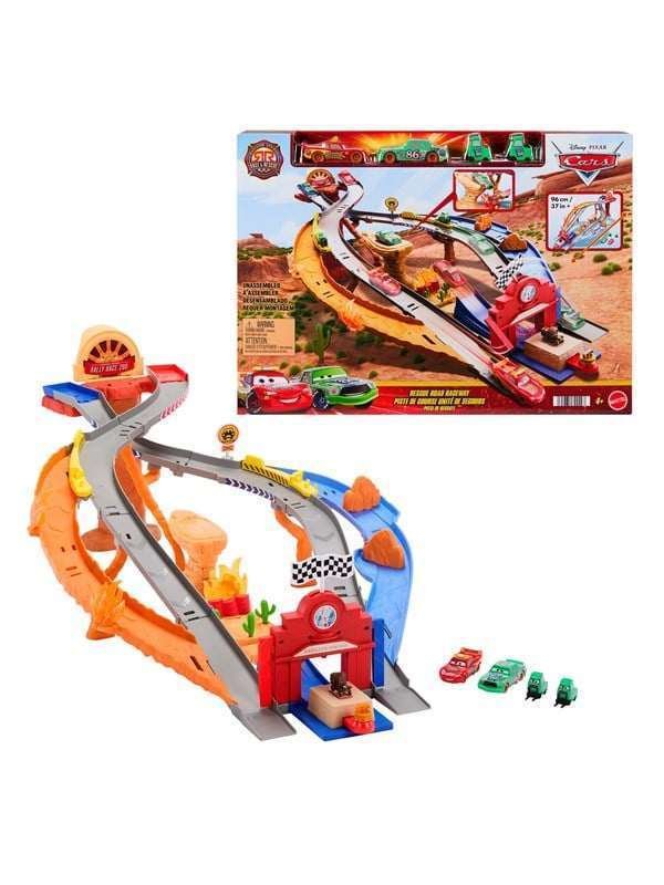 Disney Pixar Cars Radiator Springs Race & Rescue - Rescue Road Raceway Playset