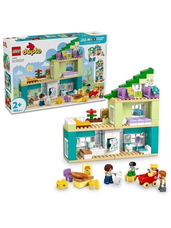 LEGO DUPLO 10470 Nykyaikainen omakotitalo ja hahmot 3in1