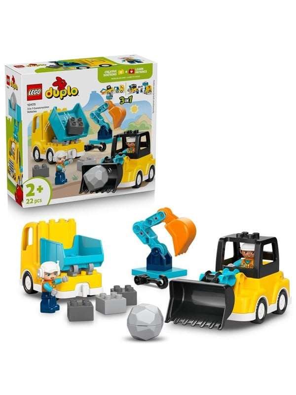 LEGO DUPLO 10475 Työmaa-ajoneuvot 3in1