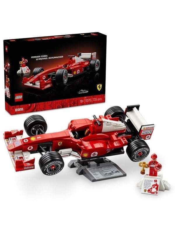 LEGO Icons 11375 Ferrari F2004 ja Michael Schumacher