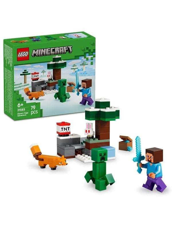 LEGO Minecraft 21583 Steven seikkailu Taiga-metsässä