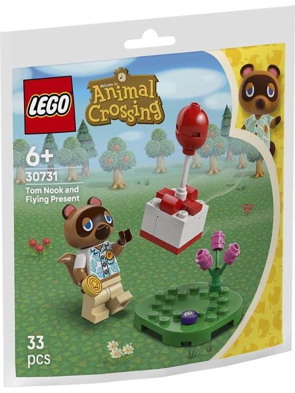 LEGO Animal Crossing 30731 Tom Nook ja lentävä lahja