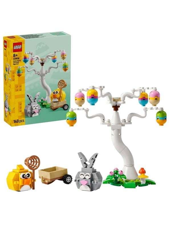 LEGO Icons 40808 Pupu ja tipu pääsiäismunia metsästämässä