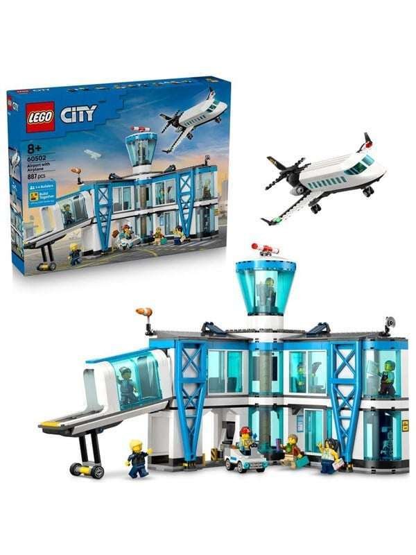 LEGO City 60502 Lentokenttä ja lentokone